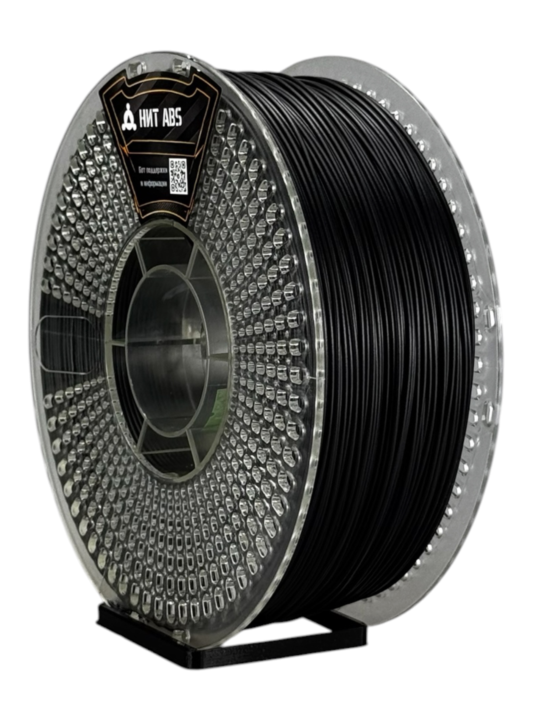 Пластик ABS CF10 НИТ для 3D принтера, Черный, 1 кг