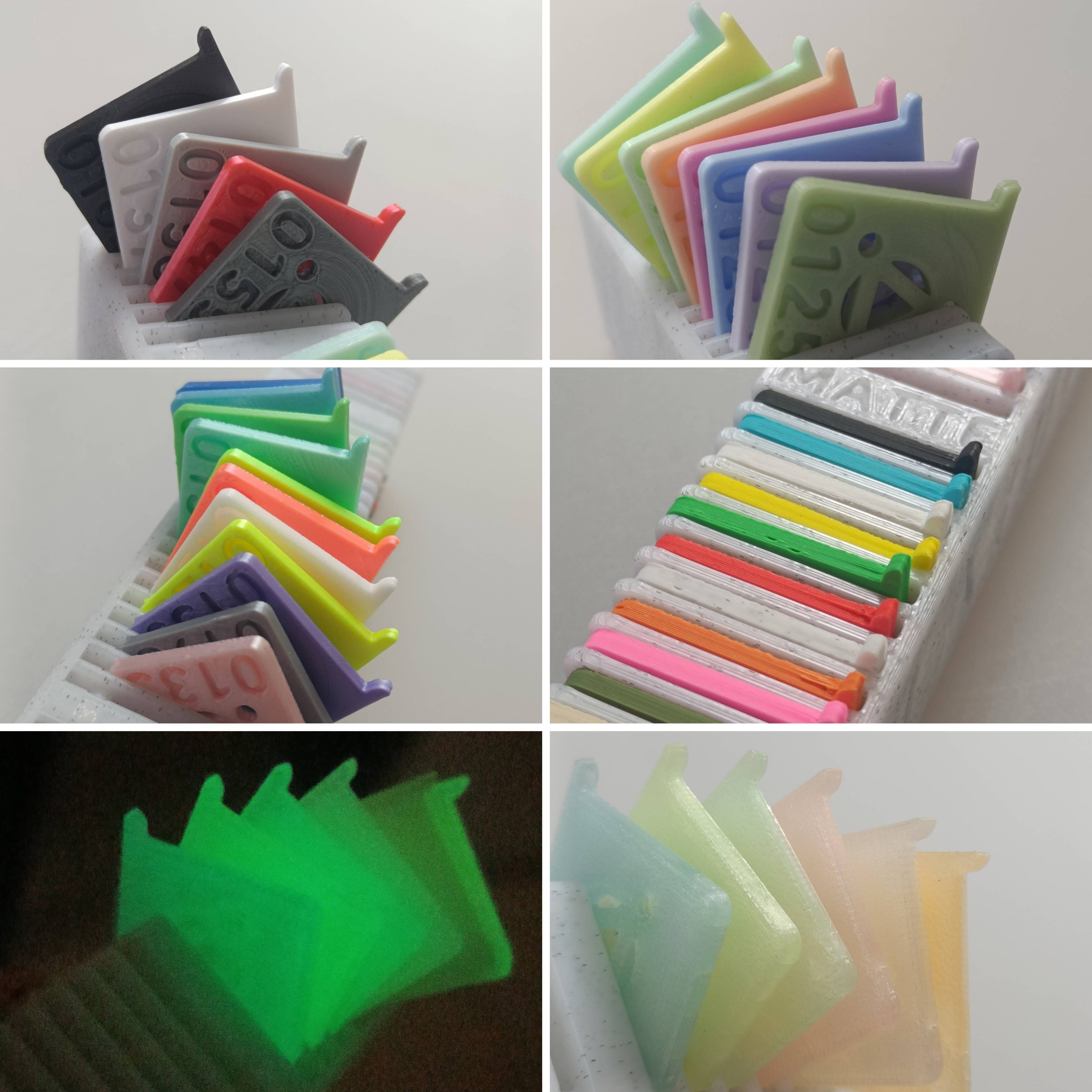 Палитра PLA (5 HS, 8 Pastel, 11 Silk, 20 Matte, 6 Lumi)