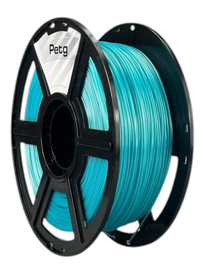 Пластик PETG НИТ для 3D принтера, Голубой перламутровый, 1 кг
