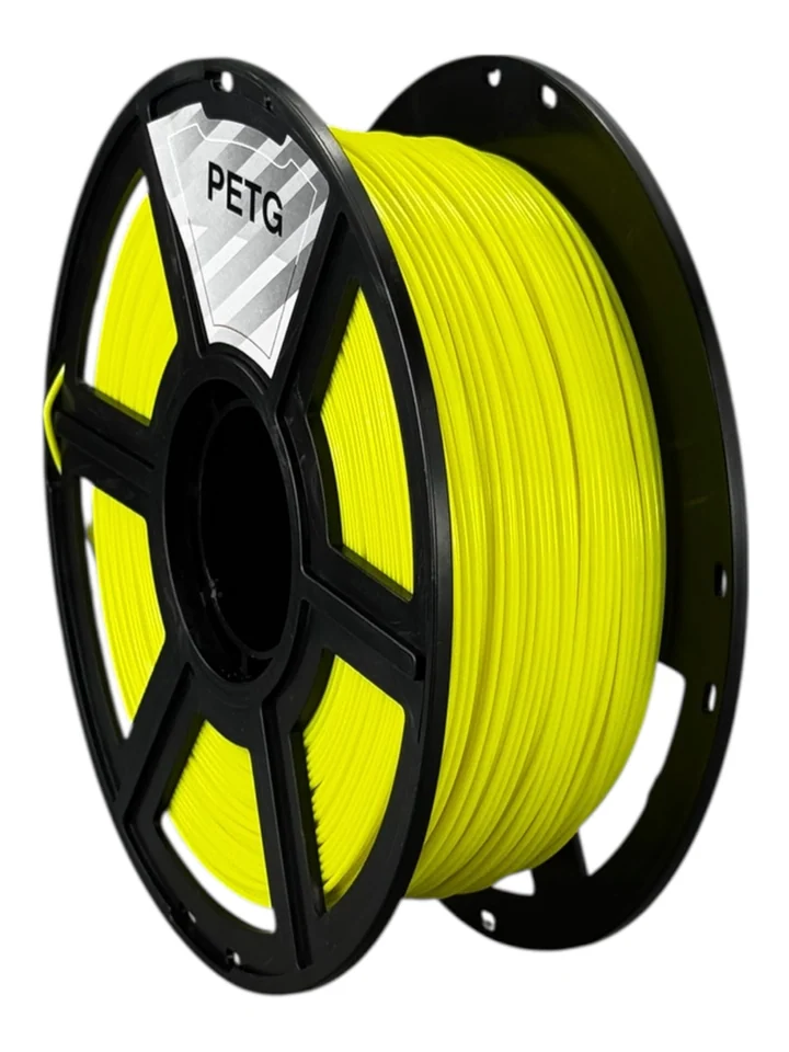 Пластик PETG НИТ для 3D принтера, Жёлтый флуоресцентный, 1 кг