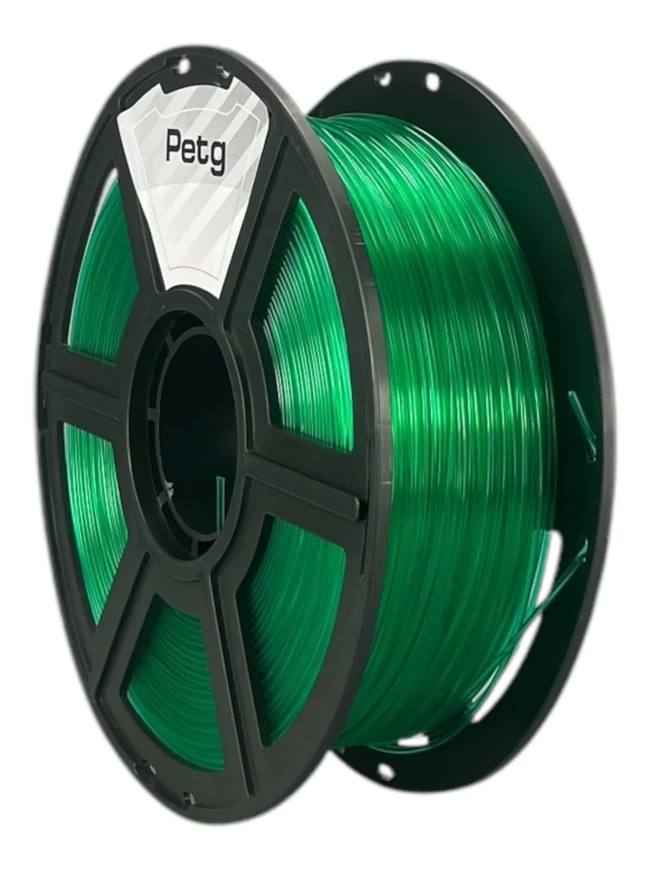 Пластик PETG НИТ для 3D принтера, Изумрудный прозрачный, 1 кг