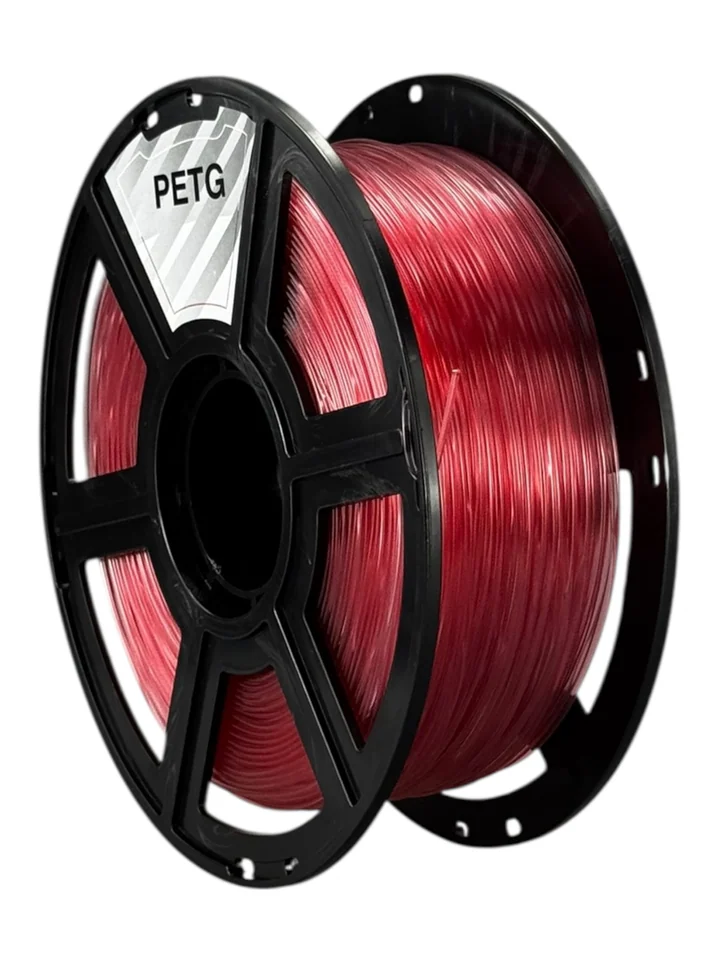 Пластик PETG НИТ для 3D принтера, Розовый прозрачный, 1 кг