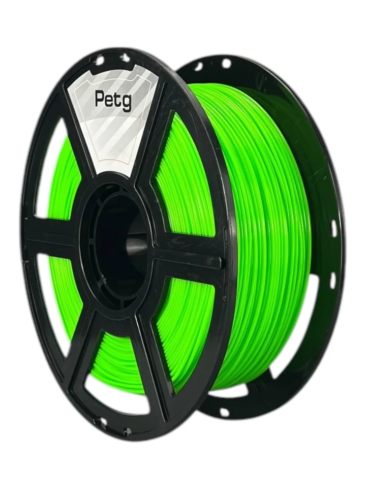 Пластик PETG НИТ для 3D принтера, Салатный флуоресцентный, 1 кг