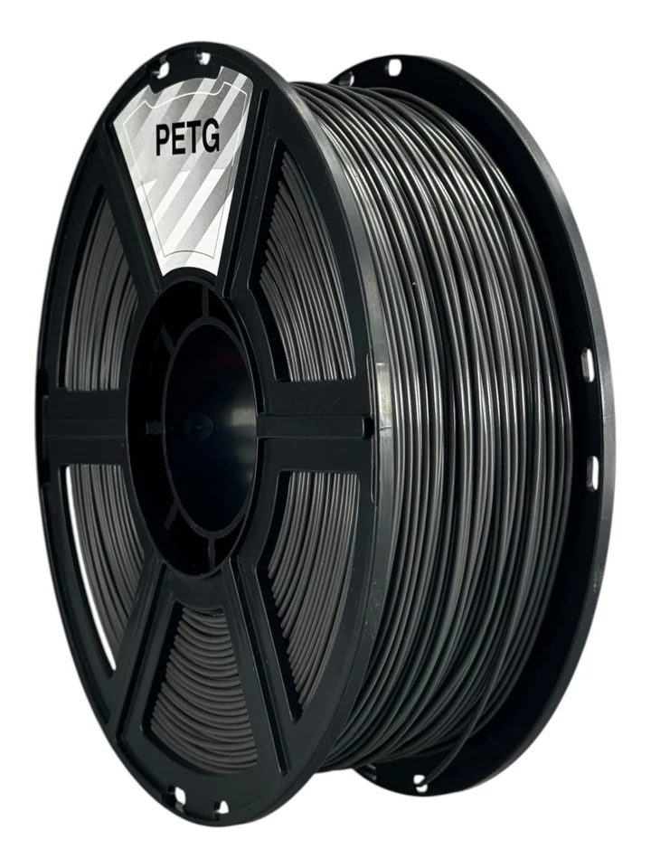 Пластик PETG НИТ для 3D принтера, Тёмно-серый, 1 кг