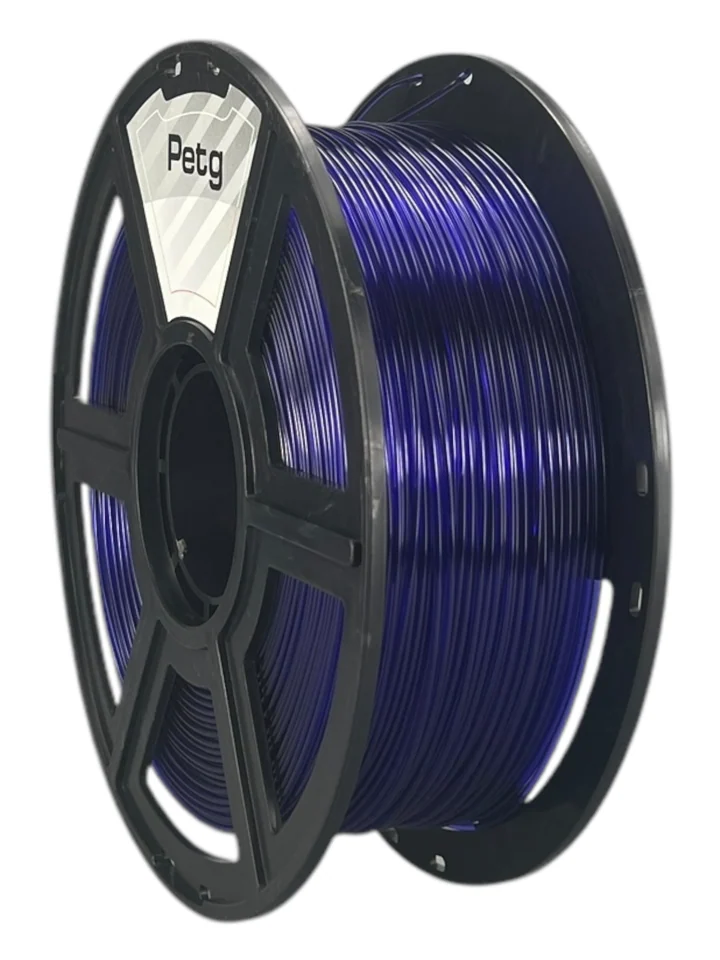 Пластик PETG НИТ для 3D принтера, Фиолетовый прозрачный, 1 кг